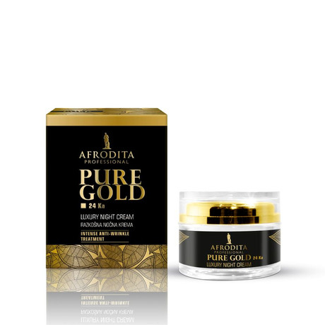 Afrodita PURE GOLD 24 Ka LUXURY Éjszakai krém